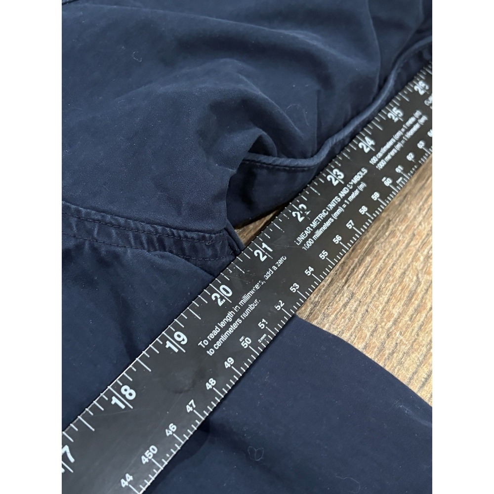 Vintage‎ GAP Reversible Workwear Jacket Fleece Lined Medium Navy Blue Red 2003 - Picture 11 of 11